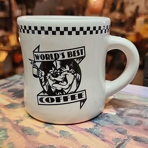 Vintage 1993 Tasmanian Devil Taz World's Best Coffee Diner Mug Acme HomeWorks - Picture 3 of 3